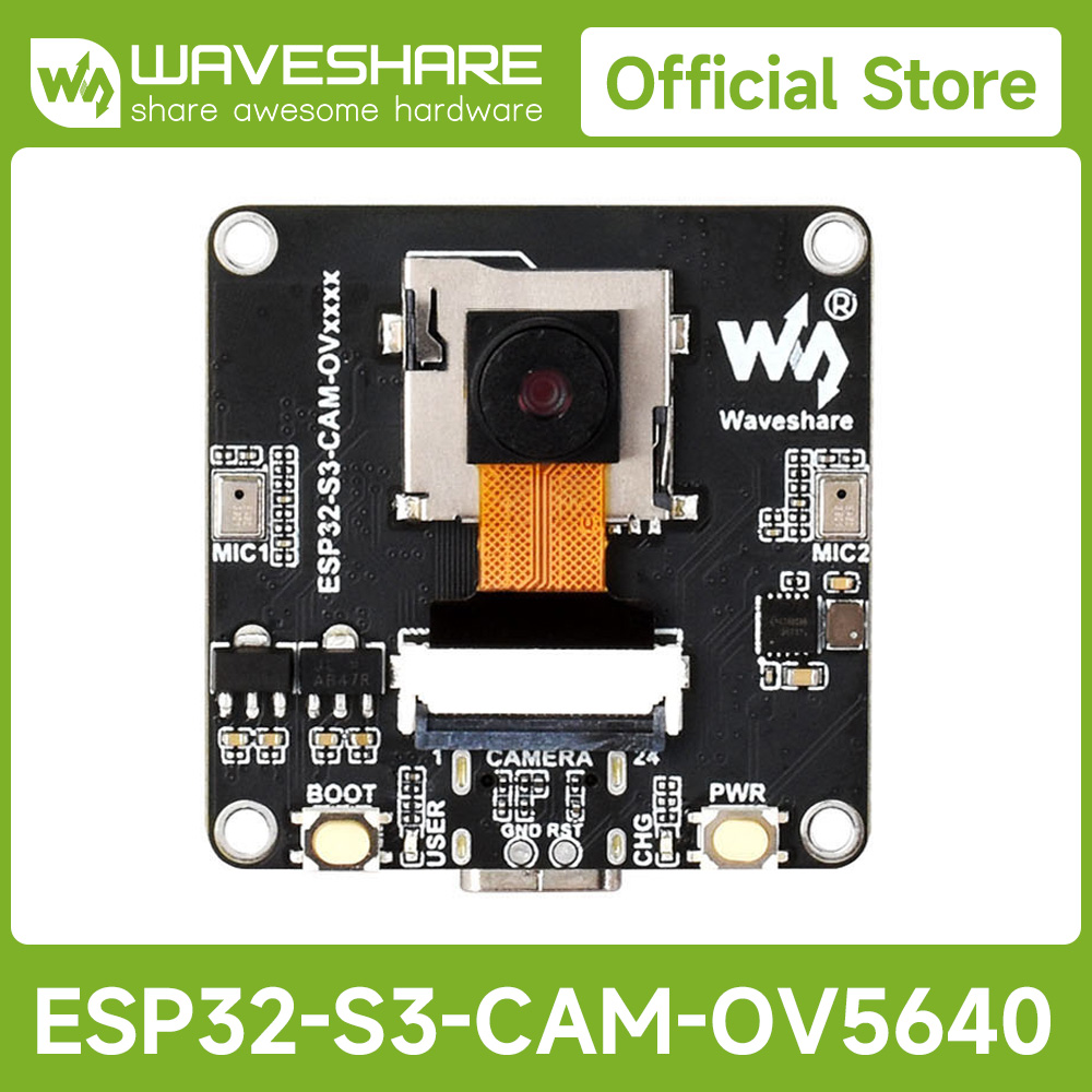Esp32 Uart Module - Waveshare ESP32-S3 AIoT カメラ開発ボード、統合オーディオ入出力モジュール搭載、外部ディスプレイ接続対応