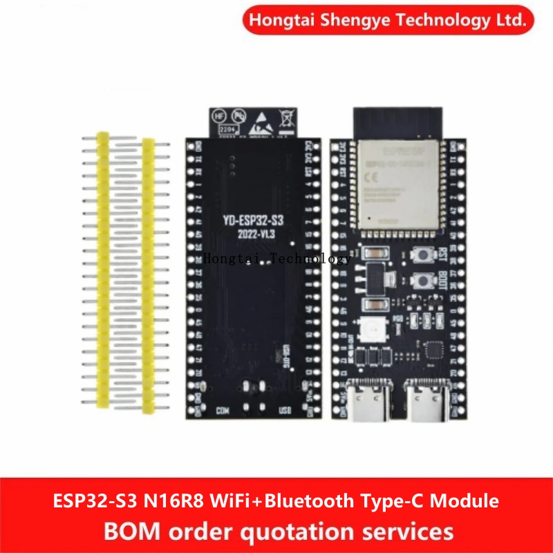 Esp32 Devkit - デュアル開発ボードモジュール,開発ボードモジュール,ESP32-S3, DevKitC-1,n16r8,wifi,bluetooth,iot