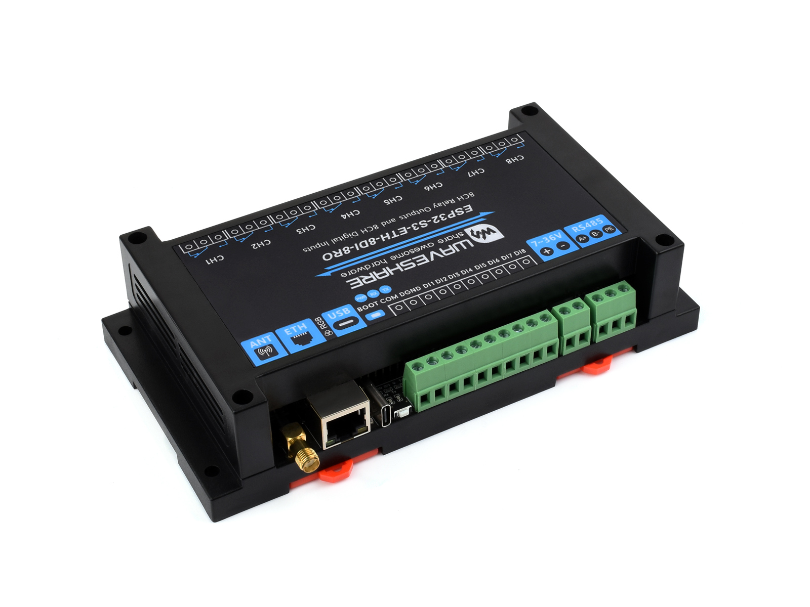 Waveshare 産業用 8 チャンネル ESP32-S3 - Esp32 Uart Module のレビューと価格