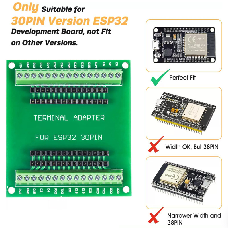 ESP32開発ボード NodeMCU-32S ESP32-3 - Esp32 Wifi Bluetooth Module のレビューと価格