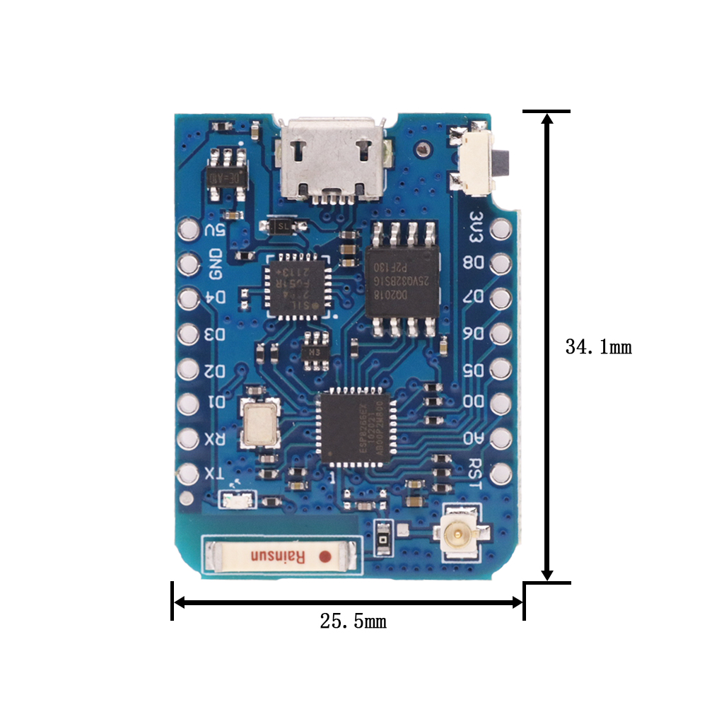 WeMos D1 Mini Pro V3.0 NodeMcu - Esp8266 Nodemcu のレビューと価格