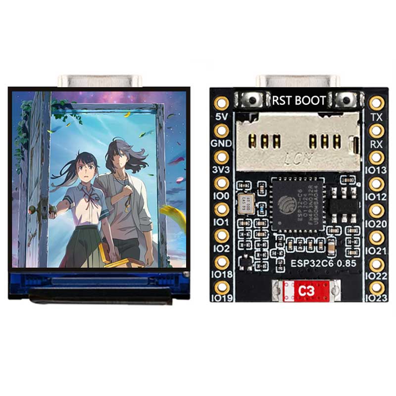 ESP32-C6 0.85 インチディスプレイ LCD 開発 - Esp32 C6 のレビューと価格