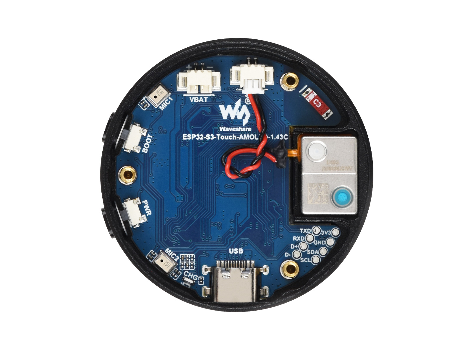 WaveshareESP32-S3 1.43インチ AMOL - Esp32 S3 のレビューと価格