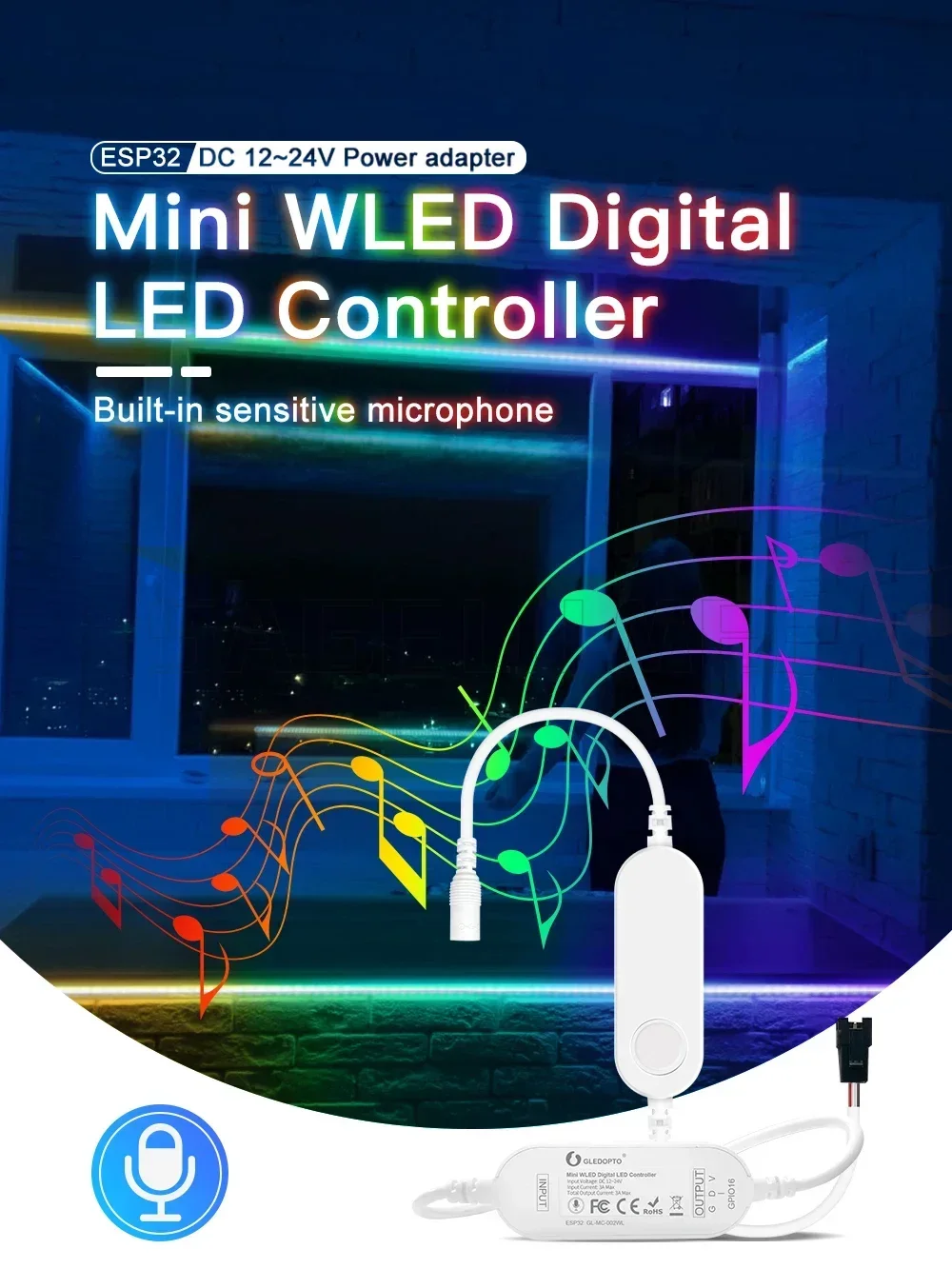 Gledopto ESP8266/ESP32 ミニ WLED - Esp8266 のレビューと価格