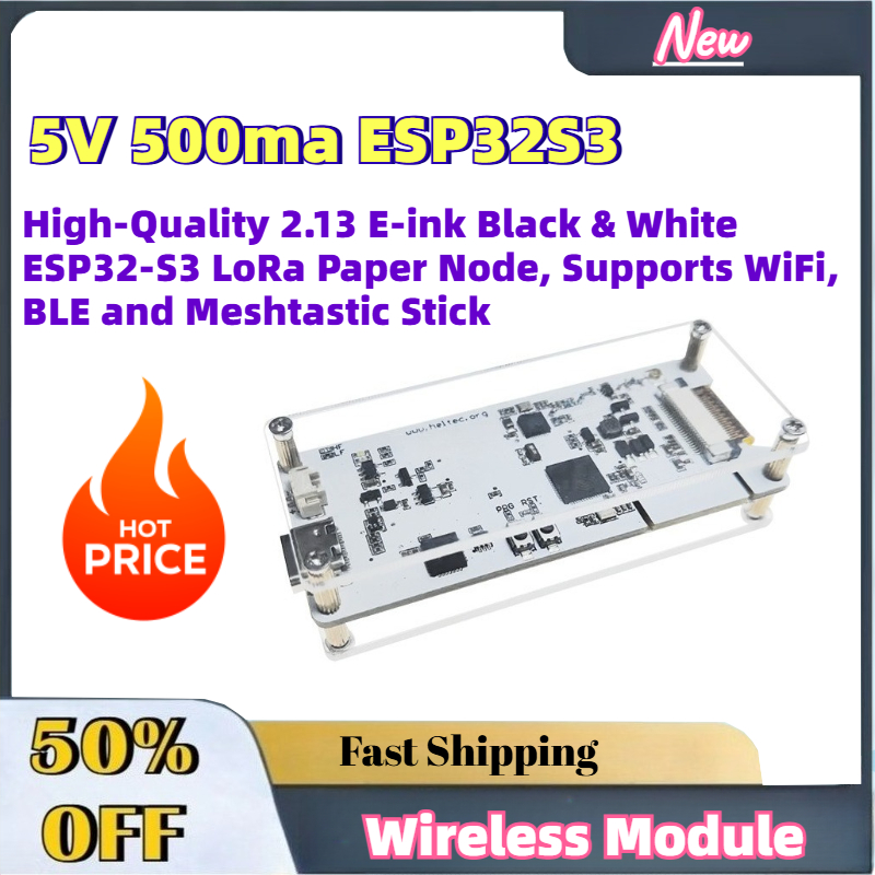 高品質2.13インチE-ink白黒ESP32-S3 LoRa - Esp32 S2 のレビューと価格